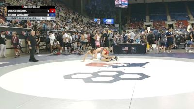 126 lbs Champ. Rd Of 128 - Lucas Medina, Illinois vs Drake Wisvary, Idaho
