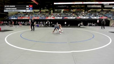 160 lbs Champ. Round 2 - Aspen Dodge, University Of Providence vs Ja`Nya Banks, Midland