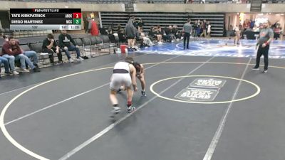 107 lbs Round 3 (4 Team) - Tate Kirkpatrick, Anoka, MN vs Diego Martinez, Marian Central Catholic, IL