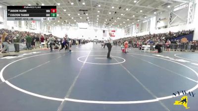86 lbs Cons. Round 2 - Colton Taber, Gowanda Wrestling Club vs Jason Klein, NWAA