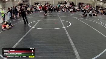 90 lbs Quarterfinal - William Duncanson, Golden Ring Wrestling vs Gabby Brady, Rampage