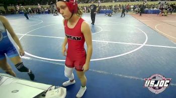 90 lbs Quarterfinal - Zoey Powell, Duncan Demon Wrestling vs Noah Kate Kovach, High Ground Wrestling