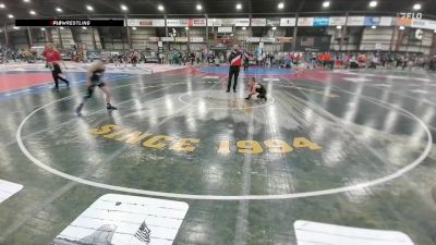 80 lbs Champ. Round 2 - Jace Huber, Glendive Mat Devils vs Clayton Kennedy, Eastside United