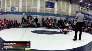 138 lbs Semis & Wb (16 Team) - Peyton Hornsby, New Palestine vs Kendi Quoi, Fort Wayne Snider