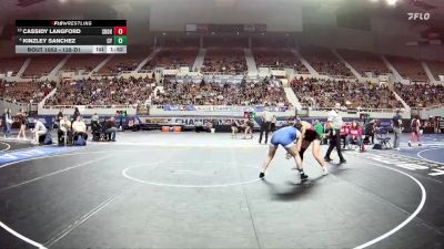 138-D1 Champ. Round 1 - Cassidy Langford, Sandra Day O`Connor High School vs Kinzley Sanchez, Canyon View High School