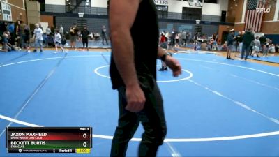 41-48 lbs Round 1 - Beckett Burtis, SYRACUSE vs Jaxon Maxfield, Davis Wrestling Club