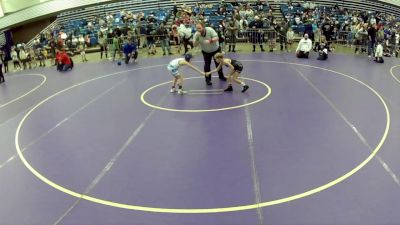 10U Boys - 63 lbs Champ. Round 2 - Obie Moats, Tipton Wrestling Club vs Ceder Smith, Sanderson Wrestling Academy