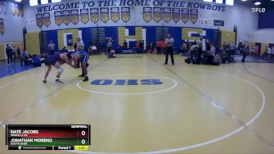 150 Blue Semifinal - Nate Jacobs, Wakulla Hs vs Jonathan Moreno, South Dade