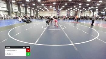 107 lbs Consi Of 8 #2 - Senna Grassman, TN vs Leilah Patel, CA