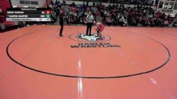 165 lbs Champ. Round 2 - Jasper Harper, New Lenox (PROVIDENCE CATHOLIC) vs Geno Vargas, BOLINGBROOK
