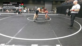 285 lbs Champ. Round 1 - Colton Mccutcheon, Doane University vs Stoney Hutson, Labette Community College