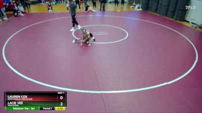 50 lbs Round 1 - Lauren Cox, New Prague Wrestling vs Lacie Vee, Wisconsin