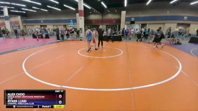 119 lbs Semifinal - Alex Choo, Gracie Barra Westchase Wrestling Club vs Ryker Lund, Cardinal Wrestling Club