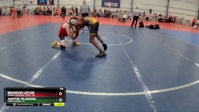 110 lbs Rd# 5- 3:45pm Friday Final Pool - Ashton Glasgow, Terps Xpress vs Brandon Lefler, NCWAY National Team