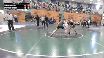 165 lbs Champ. Round 1 - Gunnar Higgins, Corona Del Sol vs Santiago Cerezo, Holtville