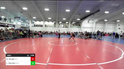 99 lbs Final - Amelia Hough, Milford MA vs Lilliana Parrillo, Westerly