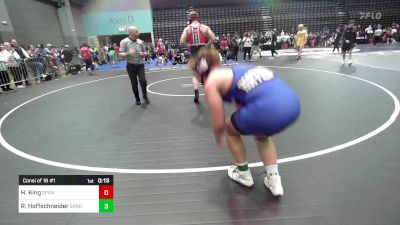 190 lbs Consi Of 16 #1 - Hyrum King, Spanish Fork vs Ryder Hoffschneider, Grandview