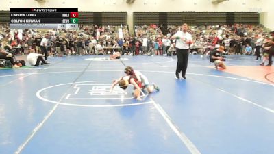 60-B lbs Round Of 32 - Cayden Long, Northwestern Lehigh vs Colton Kirwan, Shore Elite Wrestling Club