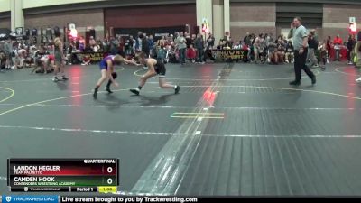 91 lbs Quarterfinal - Camden Hook, Contenders Wrestling Academy vs Landon Hegler, Team Palmetto