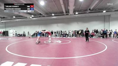 Senior Women Freestyle FS - 76 lbs Cons. Round 3 - Kelani Corbett, The Valley Wrestling Club vs Madeline Hodges, Warrior Trained Wrestling