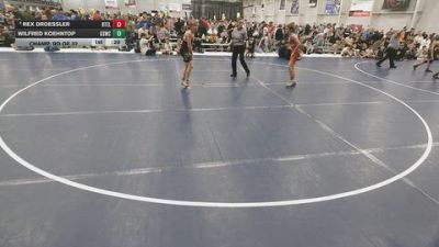 92 lbs Champ. Rd Of 32 - Wilfred Koehntop, Gun Smoke Wrestling Club vs Rex Droessler, RT Elite