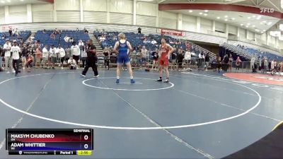 144 lbs Semifinal - Maksym Chubenko, OH vs Adam Whittier, WI