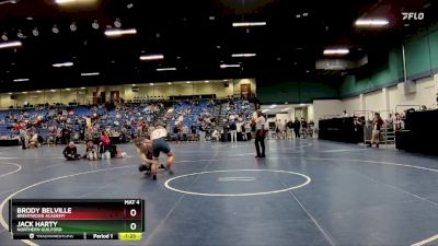 190 lbs Semifinal - Jack Harty, Northern Guilford vs Brody Belville, Brentwood Academy