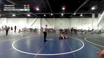 109 lbs Quarterfinal - Jose Breceda, Unattached vs Kingston Judd, Grindhouse WC