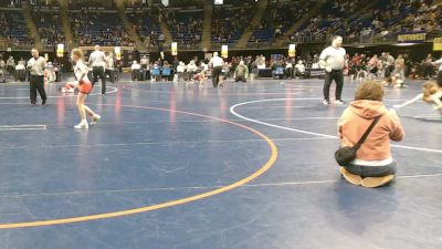 85 lbs Consy 4 - Daisy Keck, West Shore vs Tayliee Brobeck, Jersey Shore