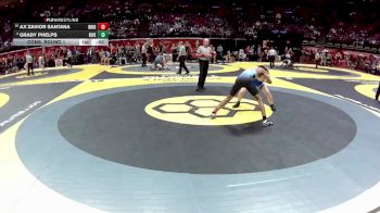 D3-132 lbs Cons. Round 1 - Ax`Zavior Santana, Bridgeport vs Grady Phelps, Riverdale