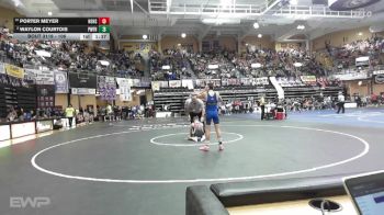 106 lbs Quarterfinal - Porter Meyer, Hoxie HS vs Waylon Courtois, Pomona-West Franklin HS