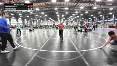 285 lbs Consi Of 32 #1 - Savon Garrett, SC vs Julio Romero, PA