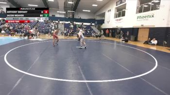 165 lbs Cons. Round 2 - Anthony Bistany, Stevens vs Jacob Weaver, Misericordia