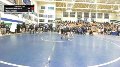235 lbs 1st Place Match - Elisa Najera, Olympian vs Madison Vandiver, Brawley