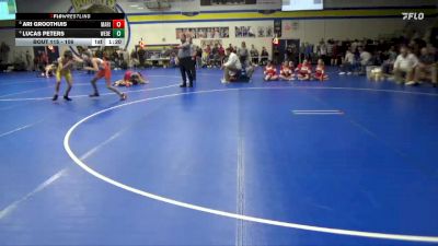 106 lbs Cons. Round 3 - Ari Groothuis, Marion vs Lucas Peters, West Delaware, Manchester