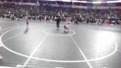 65 lbs Quarterfinal - Daxton Stewart, Vian Wrestling Club vs Alec Alfortish, Scorpion Wrestling Club