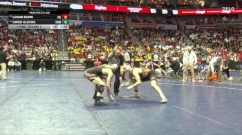 2A-157 lbs Cons. Round 2 - Owen Klocke, Carroll vs Logan Dunn, Sergeant Bluff-Luton