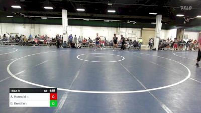 215 lbs Round Of 64 - Ashton Honnold, IA vs Gavin Gentille, IL