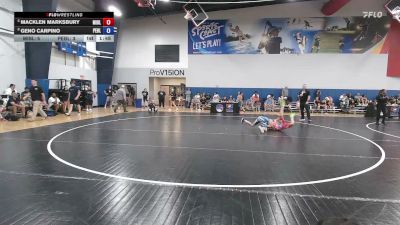 96 lbs Macklen Marksbury, Michigan Blue vs Geno Carpino, Pennsylvania Blue