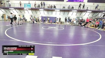 132 lbs Semifinal - Noah Keen, Purler vs Dillon Cooper, Mill Valley Wrestling