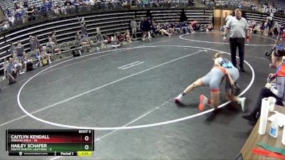 101 lbs Round 2 (6 Team) - Caitlyn Kendall, Oregon Girls vs Hailey Schafer, South Dakota Lightning