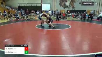 132 lbs Quarterfinal - Dalton Redden, Gettysburg vs Hunter Richter, West York