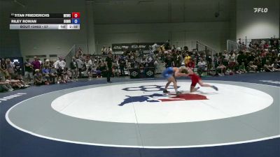 57 lbs Champ. Round 2 - Titan Friederichs, MN Elite Wrestling Club vs Riley Rowan, Duke Wrestling