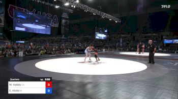 100 lbs Quarters - Megan Valdez, California vs Emaline Hicks, Michigan