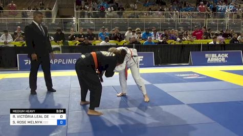 RAPHAELA VICTÓRIA LEAL DE ARAÚJO vs SOPHIE ROSE MELNYK 2024 Pan Kids Jiu-Jitsu IBJJF Championship