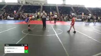 78 lbs Semifinal - Arno Vardanyna, Sunkist Kids Monster Garage vs Jill Wells, Egwa