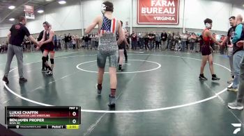 106 lbs Semifinal - Benjamin Proper, Nova WC vs Lukas Chaffin, Smith Mountain Lake Wrestling