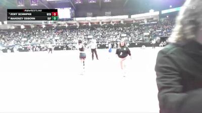 128 lbs Champ. Round 1 - Makenzy Osborn, NAP2 vs Zoey Schnipke, WTW3