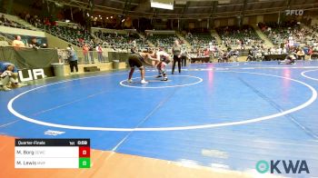 195 lbs Quarterfinal - Mason Borg, Dark Cloud Wrestling Club vs Malcolm Lewis, Muskogee Wrestling Federation