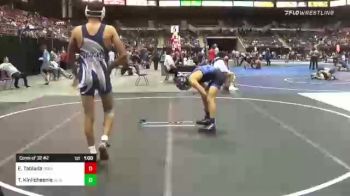 120 lbs Consi Of 32 #2 - Evan Tablada, Rocklin Ruckus WC vs Terrell Kinlicheenie, Jc Wildcats